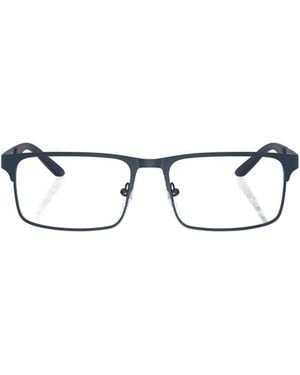 Emporio Armani Rectangular Frame Glasses - White