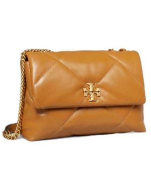 Tory Burch Kira Diamond Quilt Convertible Shoulder Bag - Brown