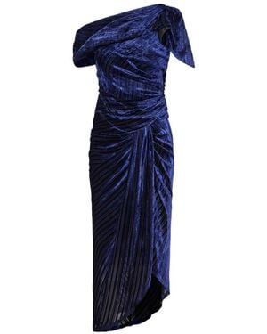 Isabel Marant Cyane Asymmetric Dress - Blue