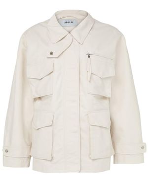 Agolde Long-Sleeved Casual Jacket - White