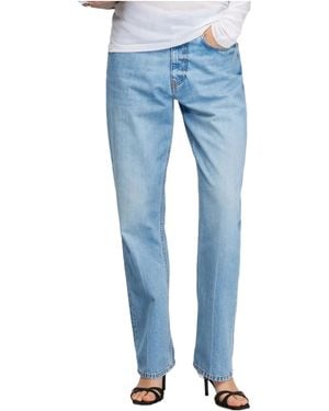 Semicouture Gemma Cotton Jeans - Blue
