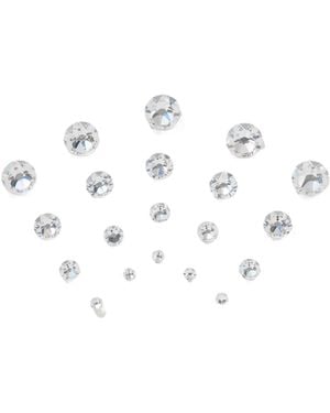 Jennifer Behr Crystal Hair Magnets - White