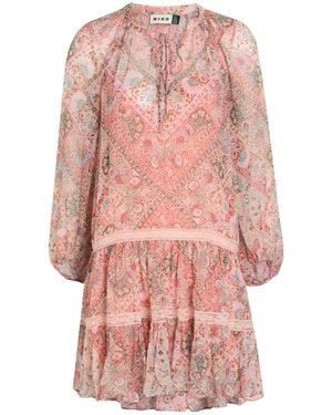 RIXO London Lightweight Mini Skirt - Pink