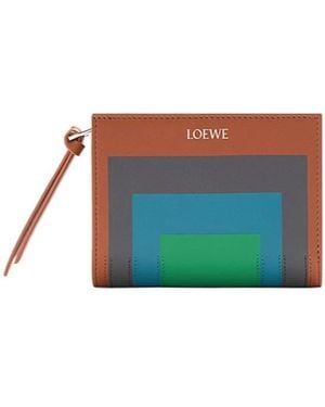 Loewe Nappa Leather Compact Wallet - Multicolour