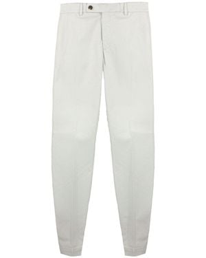 Incotex Tapered Fit Trousers - White