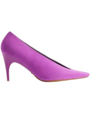 Balenciaga 'Duchesse Pump' High-Heeled Shoes - Purple
