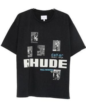 Rhude Crew Neck T-Shirt - Black