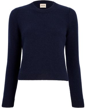 KHAITE Cashmere Jumper - Blue