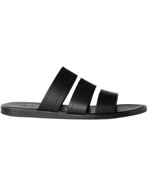 Loro Piana Naha Slippers - Black