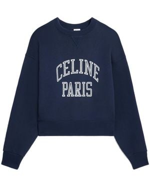 Celine Loose Sweatshirt - Blue