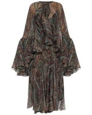 Etro Printed Dress - Gray