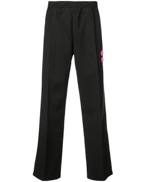 Off-White c/o Virgil Abloh Logo Detailed Track Trousers - Black