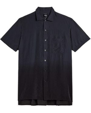 Y-3 Short-Sleeved Long Shirt - Blue
