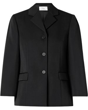 The Row Buttoned Jacket - Black