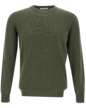 Kangra Cashmere Long-Sleeved Jumper - Green