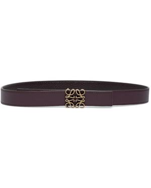 Loewe Double-Sided Anagram Belt - White