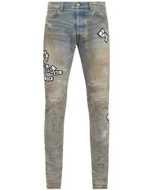 Amiri Belt Loop Jeans - Blue