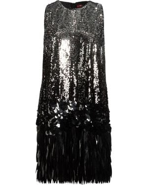 Max Mara Sequin Sleeveless Dress - Black