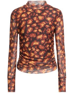 FARM Rio Long-Sleeved Top - Brown