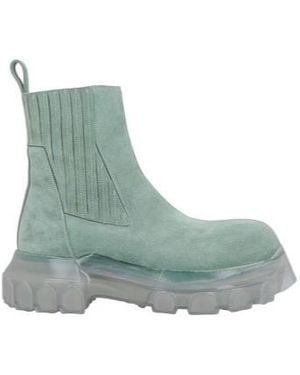 Rick Owens Platform Martin Boots - Green