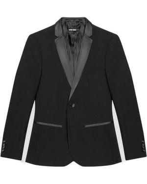 Antony Morato Long-Sleeved Suit Jacket - Black