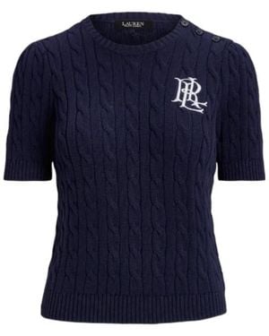 Polo Ralph Lauren Cable-Knit Top - Blue
