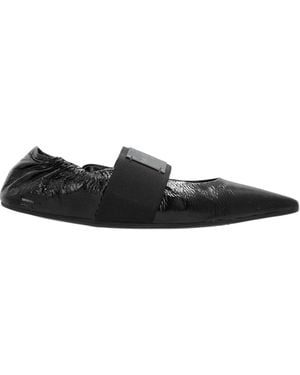 Givenchy Crush Pointed-Toe Ballet Flats - Black