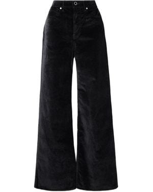 Veronica Beard Wide-Leg Casual Trousers - Black