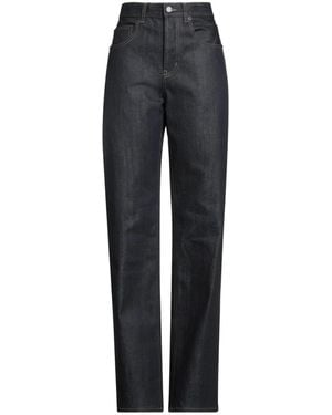 Saint Laurent Dark Wash Straight Leg Jeans - Blue