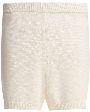 Loulou de Saison Knitted Shorts - Natural