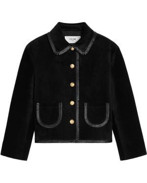 Celine Straight Blouson Jacket - Black