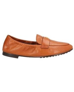 Tory Burch Loafers Leather - Brown