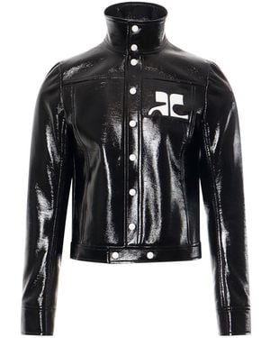 Courreges Courrèges Reedition Ac Logo Patch Jacket - Black