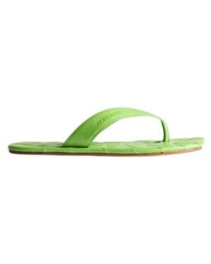 JW Anderson Jw Anderson Leaf Slides - Green