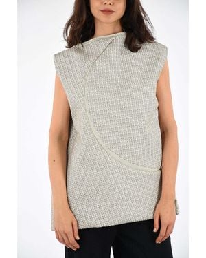 Rick Owens Mushroom Embroidered Tunic - Grey
