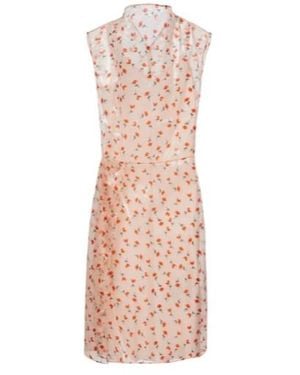 Jil Sander Floral Midi Dress - Pink