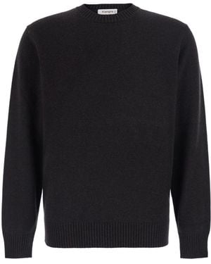 Kangra Cashmere Long-Sleeve Crew-Neck Jumper - Black