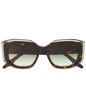 Barton Perreira Crescendo Square-Frame Tortoiseshell Acetate Sunglasses - Multicolor