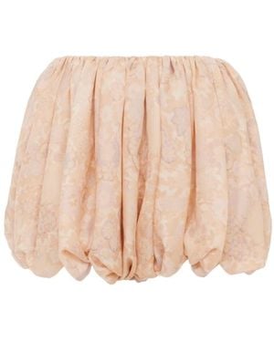 Chloé Mini Bloomer Shorts - Natural