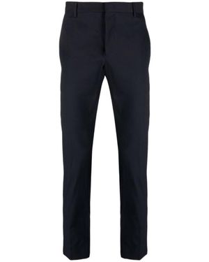 Pt Pantaloni Logo Casual Trousers - Blue