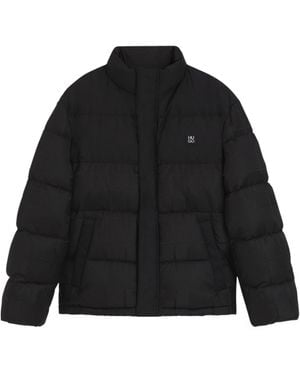 BOSS Stand-Collar Zip Down Jacket - Black