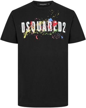 DSquared² Crewneck Shortsleeve Tshirt - Black