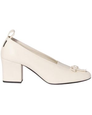 Miu Miu Élan Nappa Leather Pumps - White