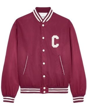Celine Varsity Jacket - Red