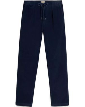 Woolrich Garment-Dyed Corduroy Milton Trousers - Blue