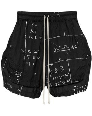 Rick Owens Drawstring Shorts - Black