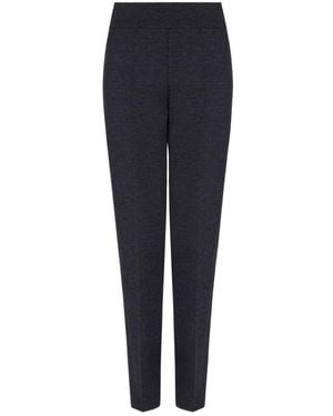 Alaïa Tapered Wool Pants - Blue