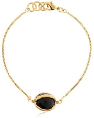 Jil Sander Oval Charm Bracelet - Metallic