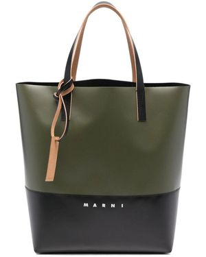 Marni Tribeca Tote Bag - Green