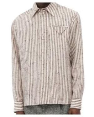 Bottega Veneta Long-Sleeved Shirt - Grey